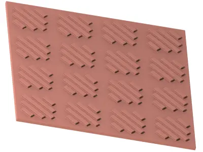 Elegant Outdoor Tiles 3D print model