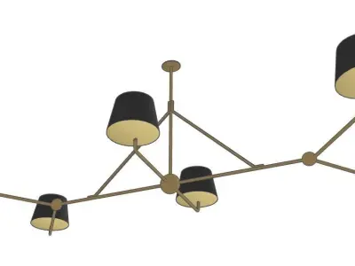 Chiltern Chandelier by Urban Electric 3D model
