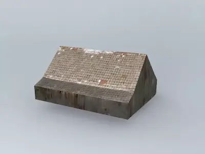 humno old rusty barn Free 3D model