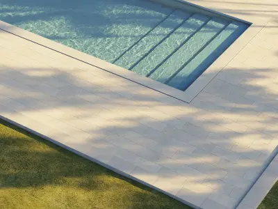 Swimming pool 3D model 9