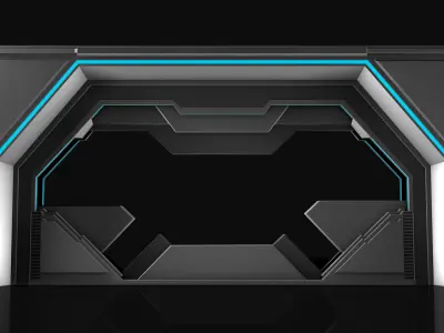  Sci Fi Door 3D model