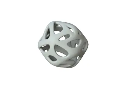 SciFi Cube Object No 18338 Low Poly Shape Texture