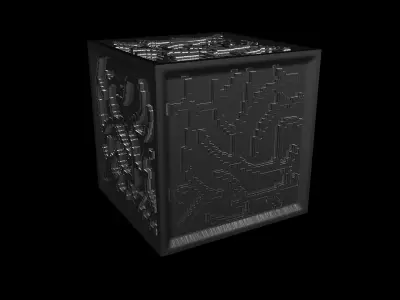 Abstract cube 3D model