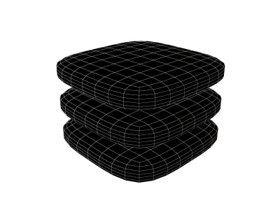 Layers Icon V1 004 Low-poly 3D model