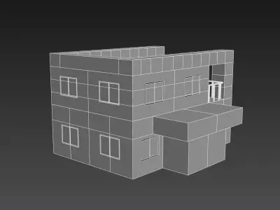 korean police office Free 3D model