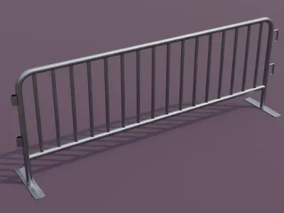 Road asset pack Low-poly 3D model