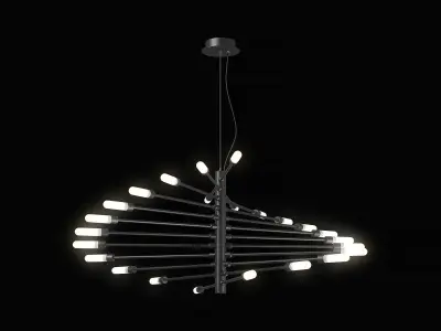 733247 Ragno Lightstar Pendant chandelier 3D model