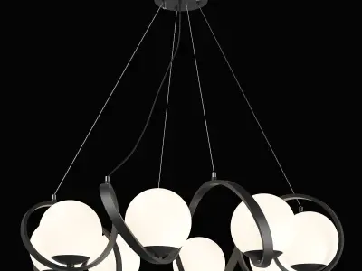 803167 Globo Lightstar Chandelier 3D model