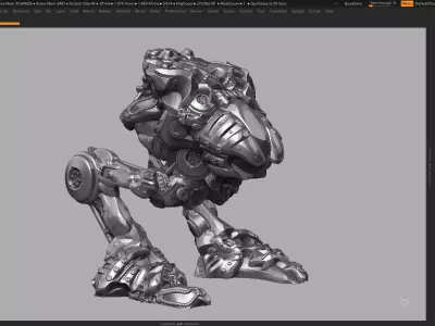 robot battle a06 3d print model 3D print model