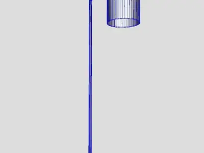 Standing Lamp 3 Low-poly 3D model