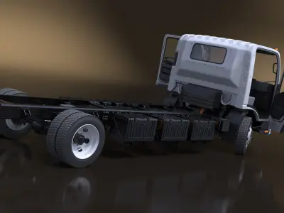  Isuzu Truck NRR EV 176 Inch 2025 No Body Rigged 