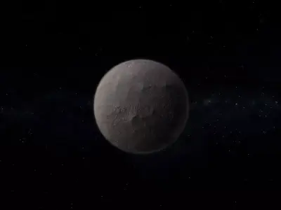 Dwarf Alien Planet or Moon 01 Low-poly 3D model