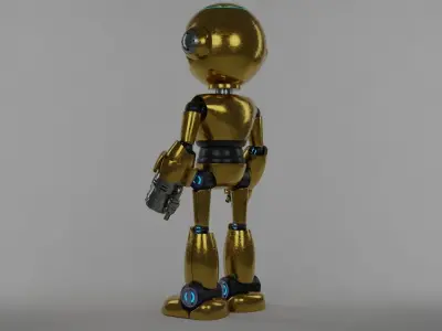 Robot 3D model 35