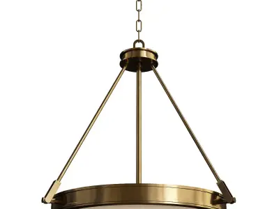 Collier Pendant Light Low-poly 3D model