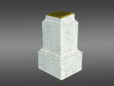 Time Machine - Dedication Pedestal 3D model