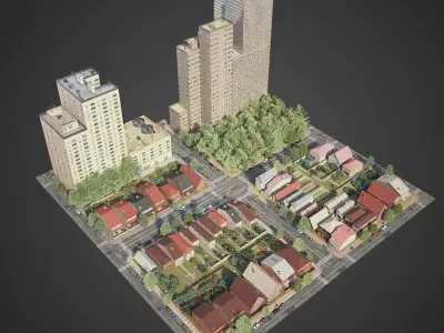 City District C6-R10 3D model