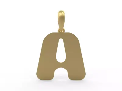 Initial Letters Pendant Sisyphus Light A 3D print model
