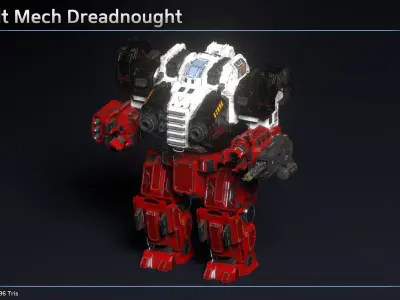 Assault Mech Collection I 3D Model Pack