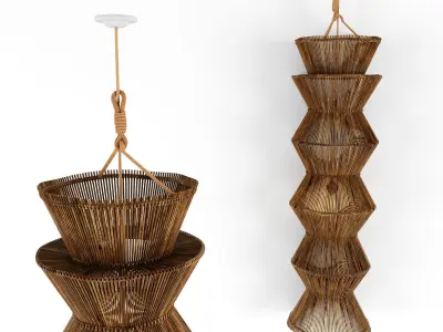 Bamboo Lamp 33 3D model