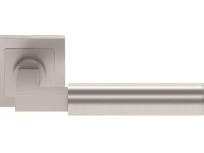 Eurospec Fagus Square Mitred Stainless Steel Door Handle 3D model