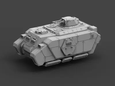 Armored Might HMMV Complete Kit 3D print model