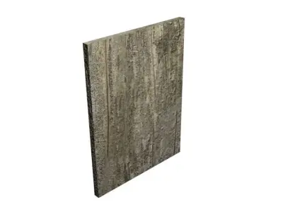 Old wooden window Free low-poly 3D model