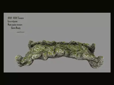 old bridge 1 Low-poly 3D model