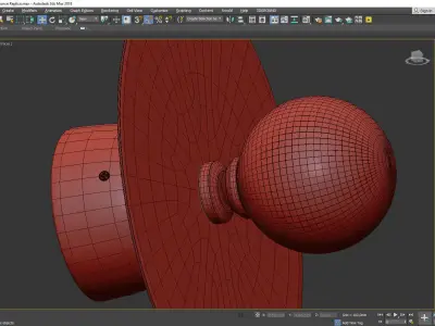 BLESS ROUND WALL Low-poly 3D model