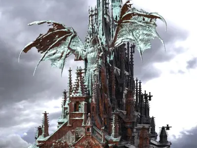 Crypt Keeper Kit bash 3D model