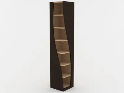 Exquisite Bookcase - 3ds Max 3D model