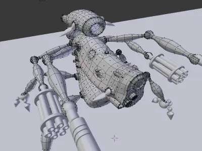 Fighting Robot 3D model