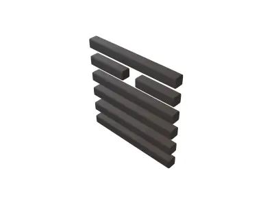 I Ching Hexagrams 14 da you v1 001 Low-poly 3D model