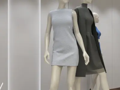 Cloth Shop Display 3D model