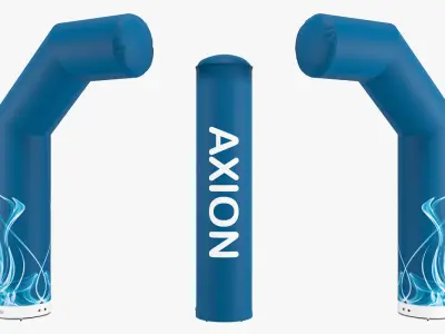 Zip-Off 1000-96 inflatable arch Axion 3D model