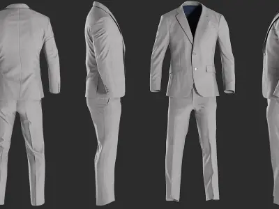  Men's Jacket with Pants 2 