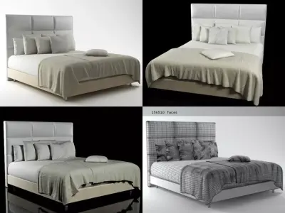 Spain bed 3D model