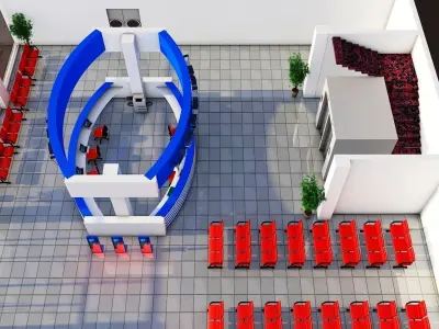 Hospital Floor 3D model