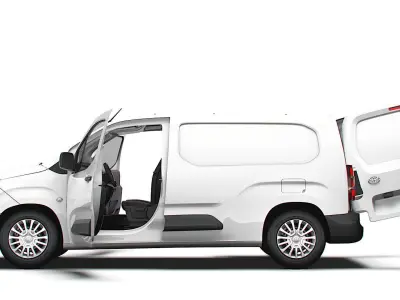 Toyota ProAce City LWB Van HQ Interior 2024 3D model