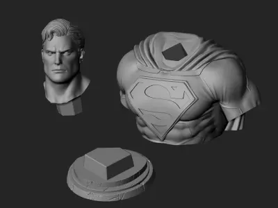 Stl Pack Superman  - Batman  3D print model