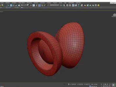 DoDot Wall Low-poly 3D model