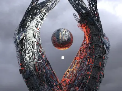 Dragon Claw Elite Complex Low-poly 3D model