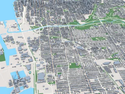 Toronto City Canada 3D model
