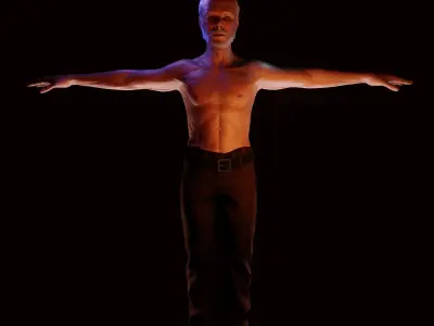 Dr Monty Zombie Killing Machine Free low-poly 3D model