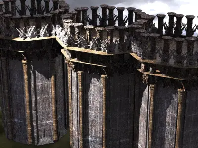 Dark Celtic Gods Tower 2  3D model