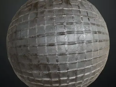 Diamond Metal Plate PBR Seamless Texture 2