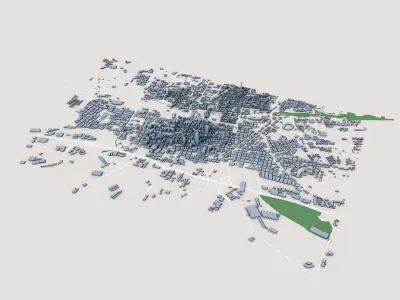 Johannesburg City South Africa 3D model