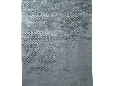 Scales River rug 3D model