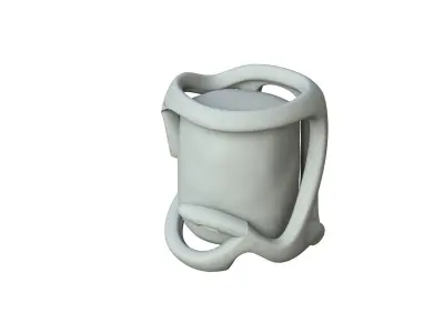 SciFi Shape Object Low Poly Low-poly 3D model buy