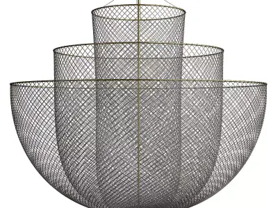 MESHMATICS CHANDELIER Low-poly 3D model