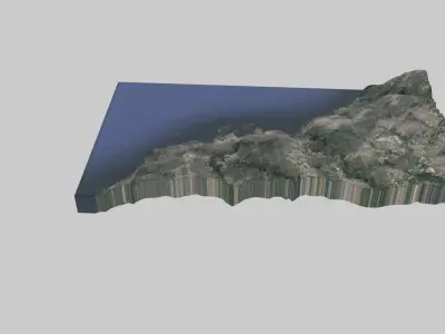 Toronto City Low-poly 3D model